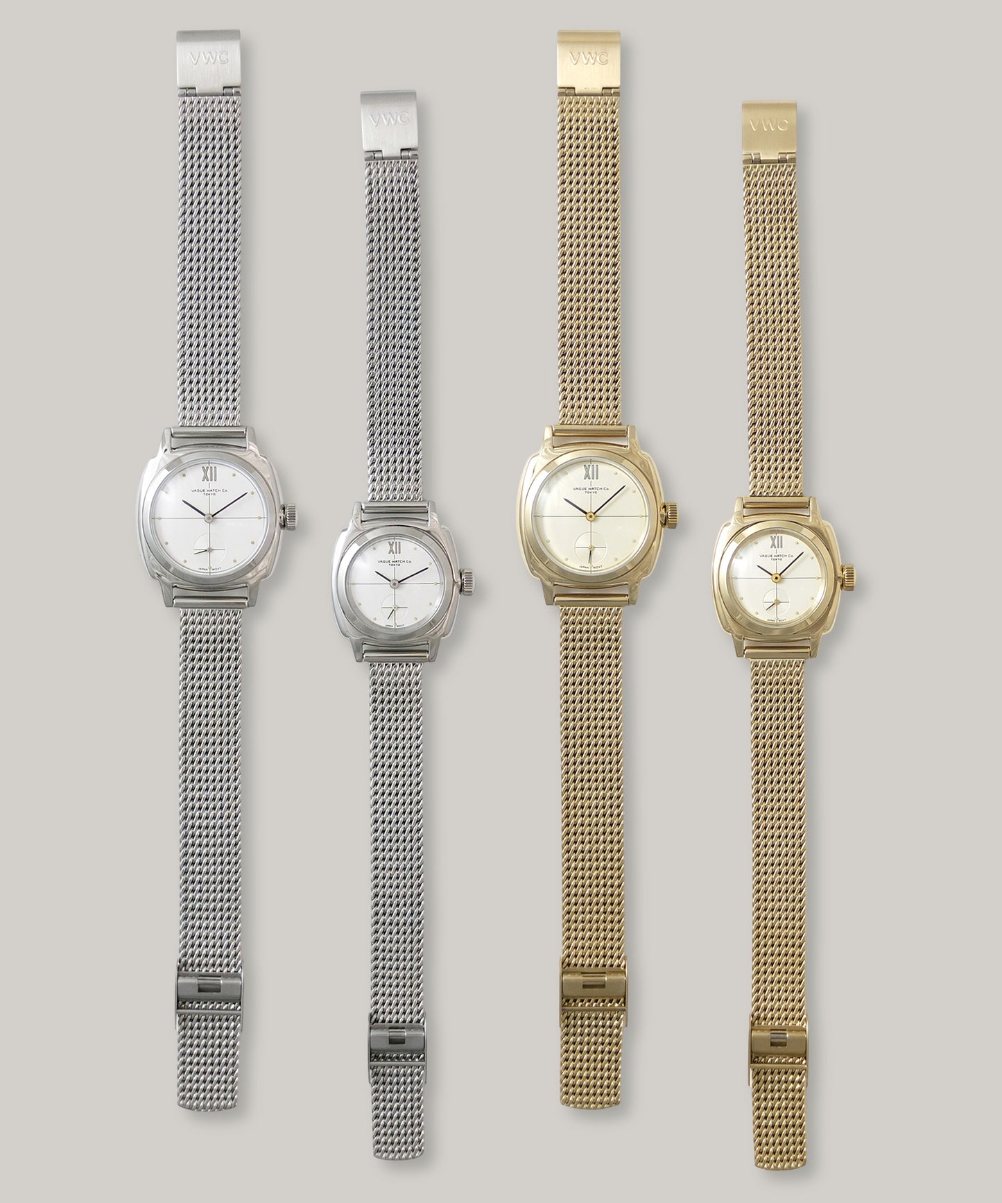 VAGUE WATCH CO. COUSSIN SOPHIE - STAINLESS STEEL MESH STRAP