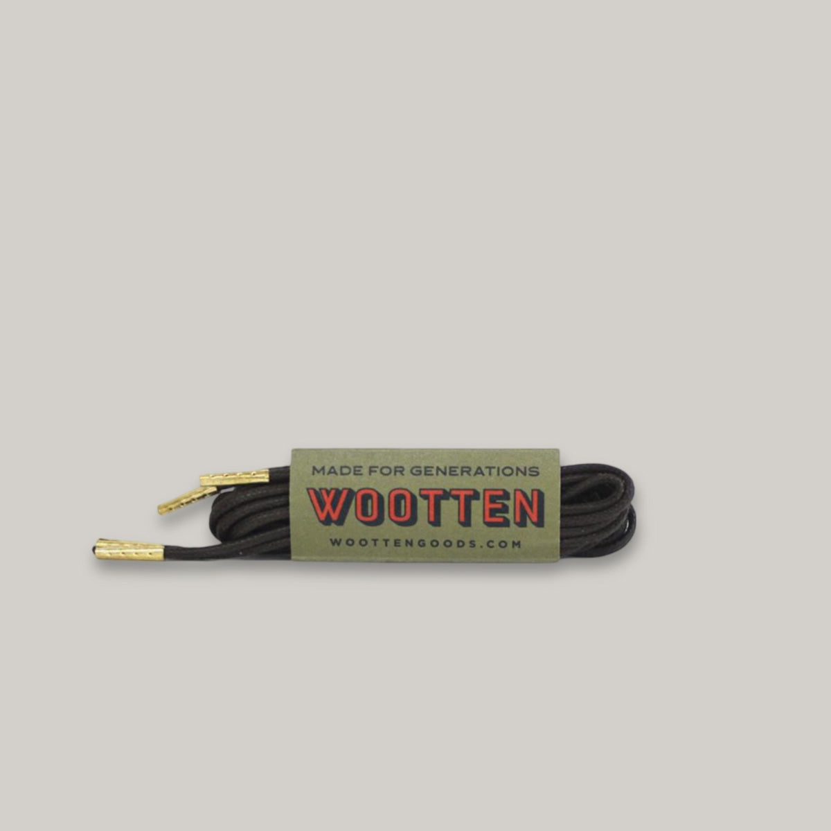 WOOTTEN 2MM ROUND LACES 150CM