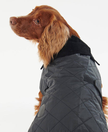 BARBOUR QUILTED DOG COAT - BLACK