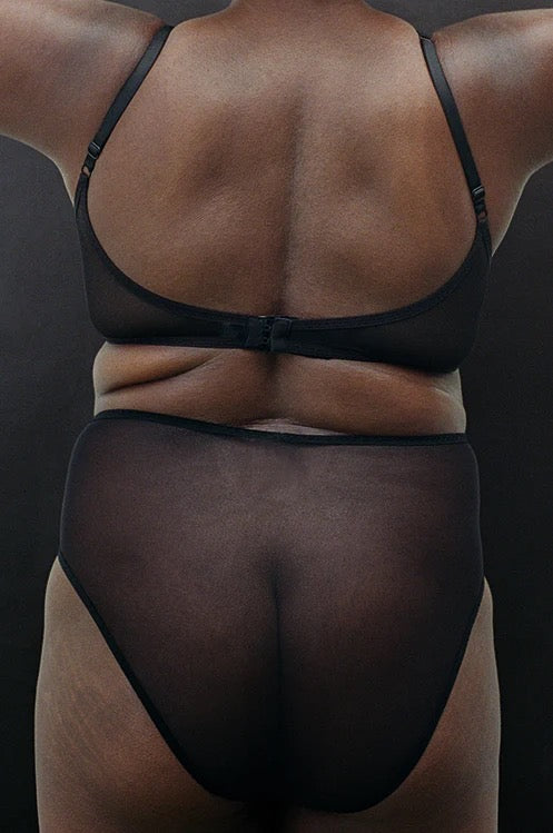 KYE INTIMATES IKEBANA BRA - BLACK
