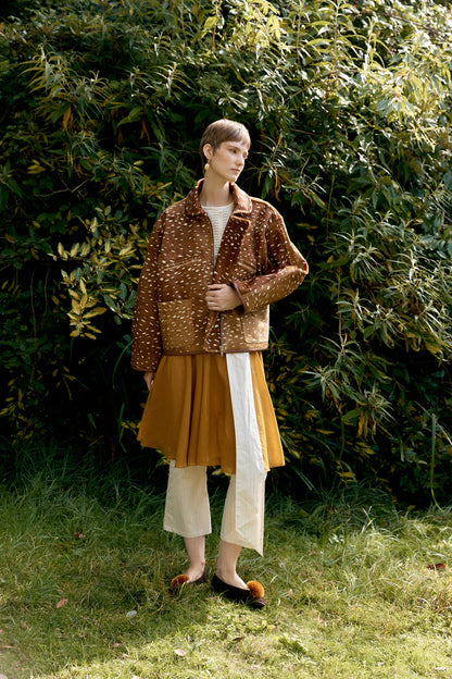 CAWLEY DEER PRINT FLYING JACKET - DEER