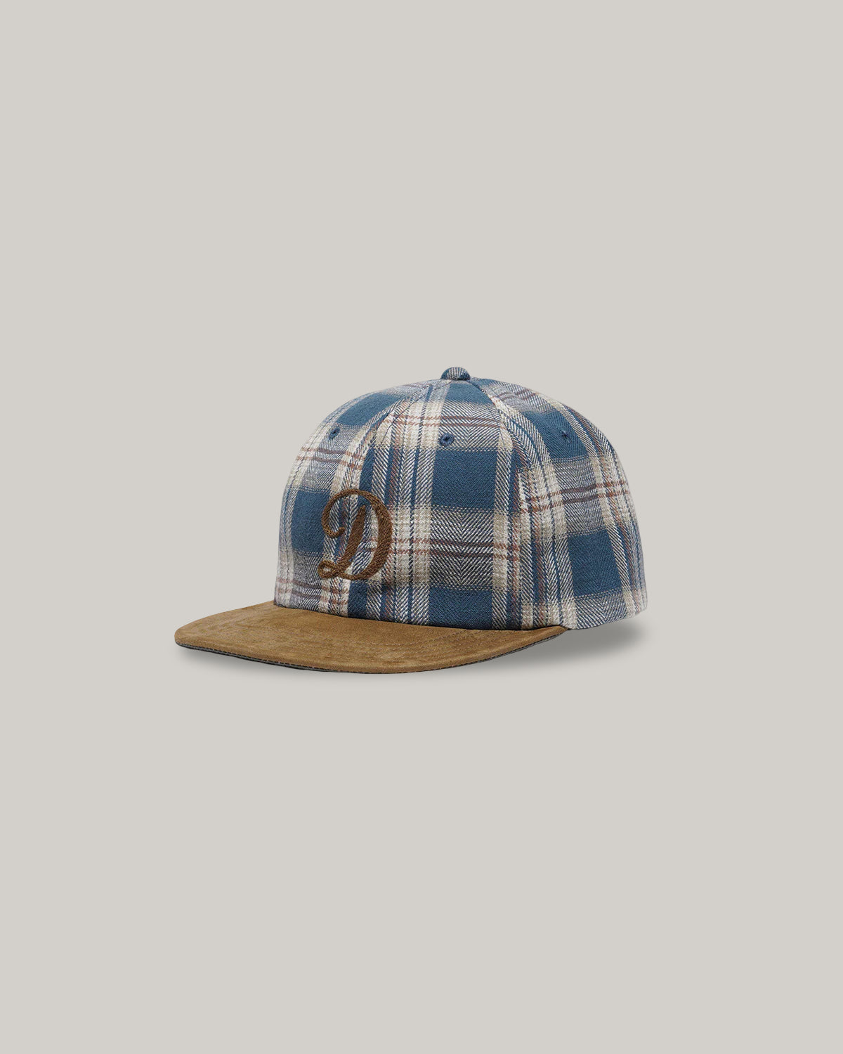 H.W. DOG & CO. PLAID TWO TONE CAP - NAVY