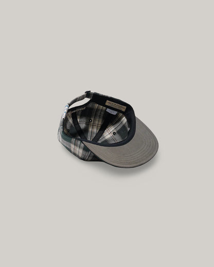 H.W. DOG & CO. PLAID TWO TONE CAP - BLACK