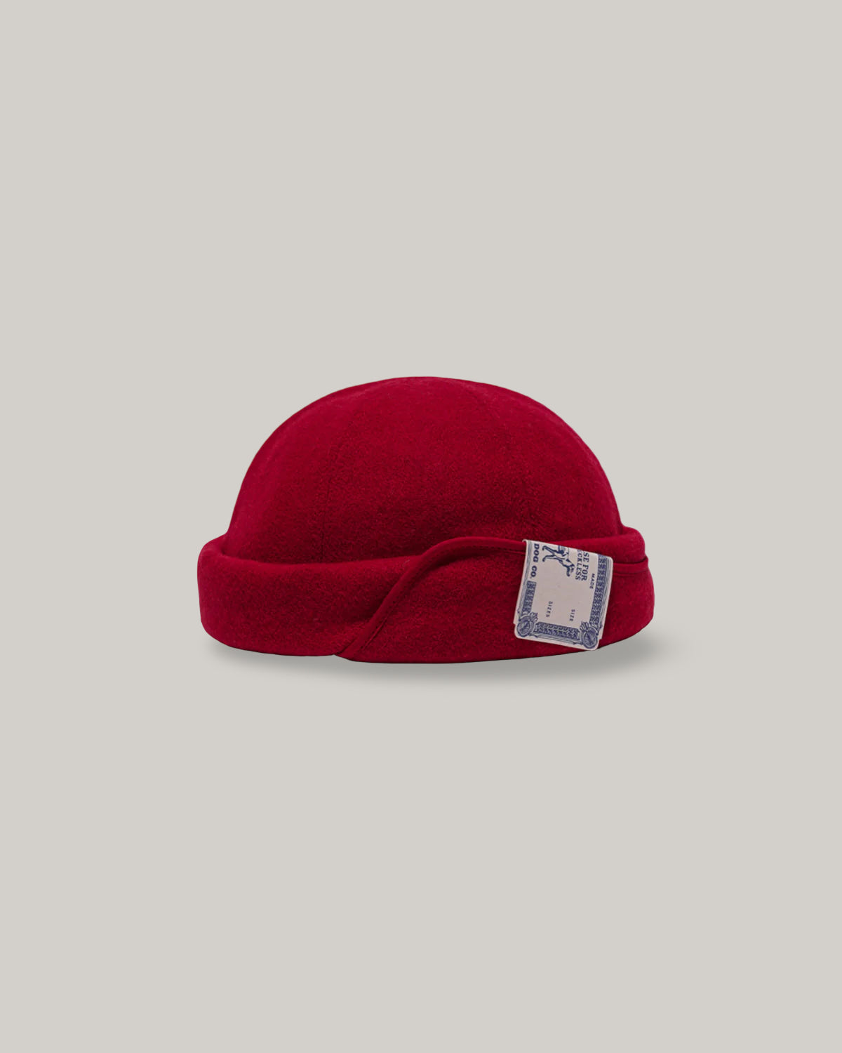 H.W. DOG & CO. FLAP ROLL CAP - RED