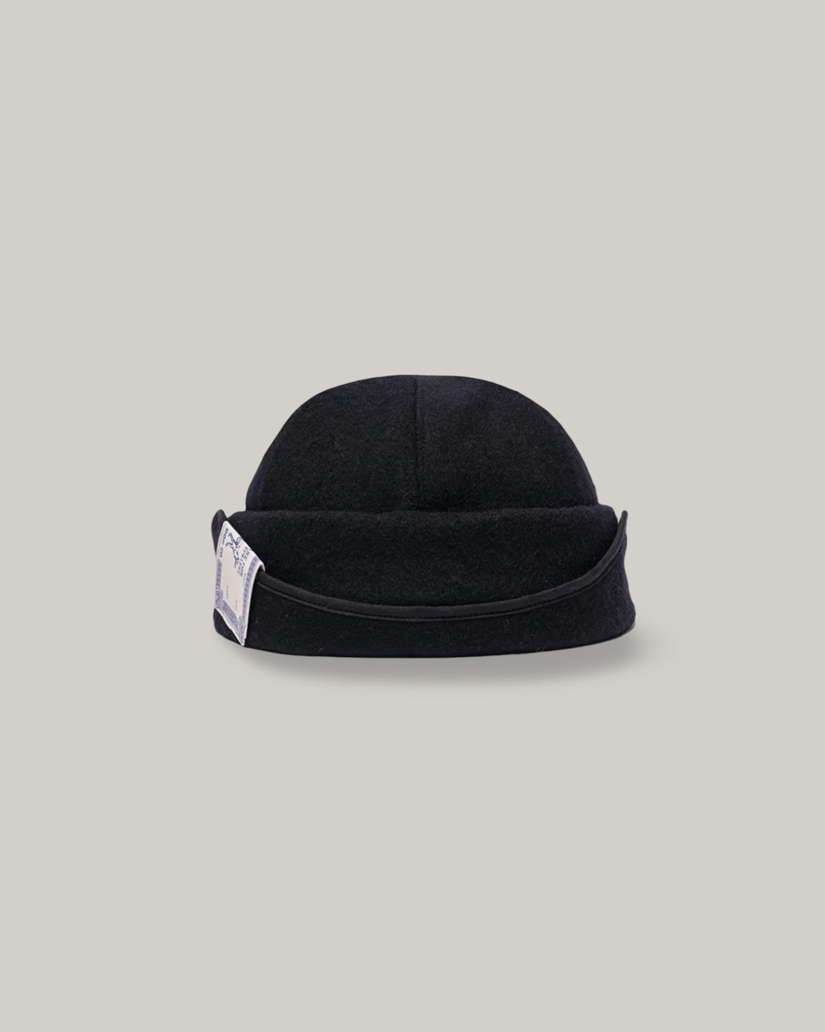 H.W. DOG & CO. FLAP ROLL CAP - BLACK