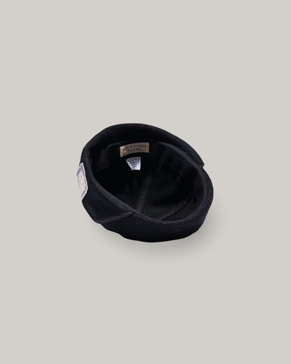 H.W. DOG & CO. FLAP ROLL CAP - BLACK