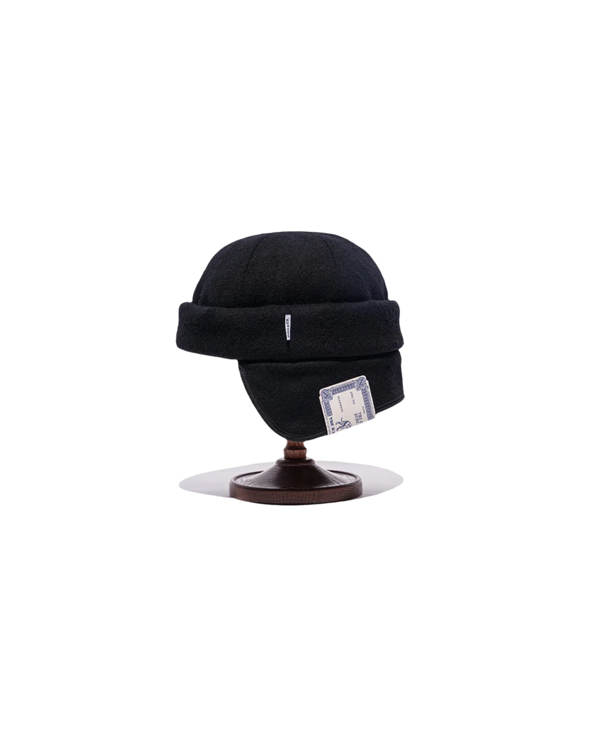 H.W. DOG & CO. FLAP ROLL CAP - BLACK