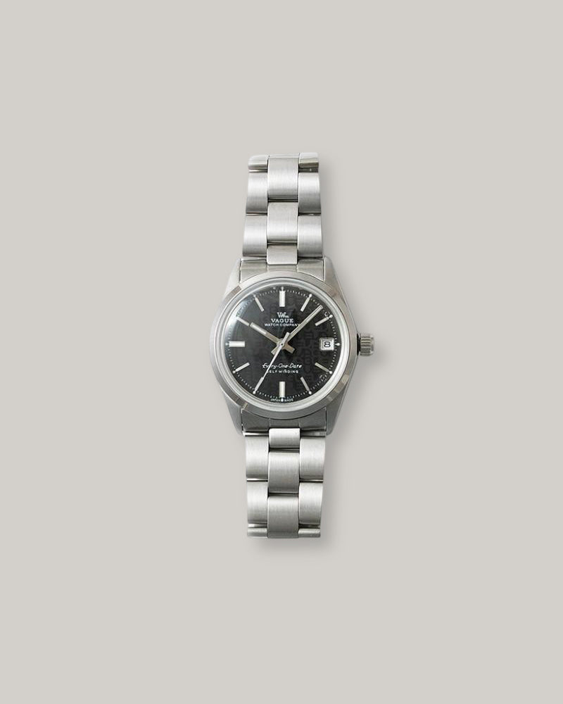 VAGUE WATCH CO. EVERY-ONE DATE - BLACK