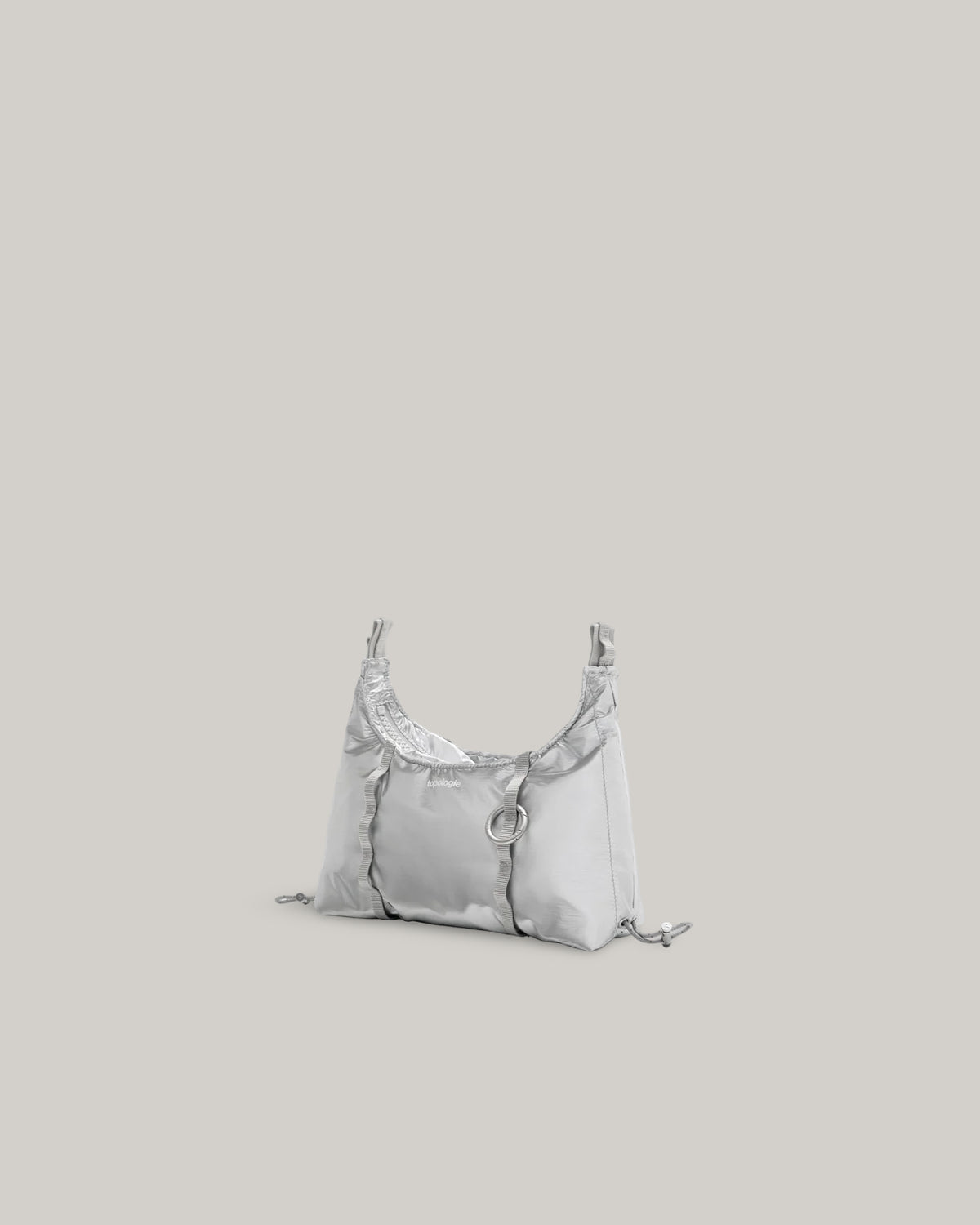 TOPOLOGIE CLOUD HOBO XS CHROME STERLING SHEEN