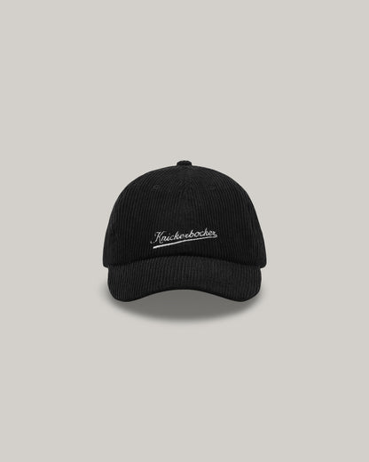 KNICKERBOCKER STADIUM CORDUROY CAP - BLACK