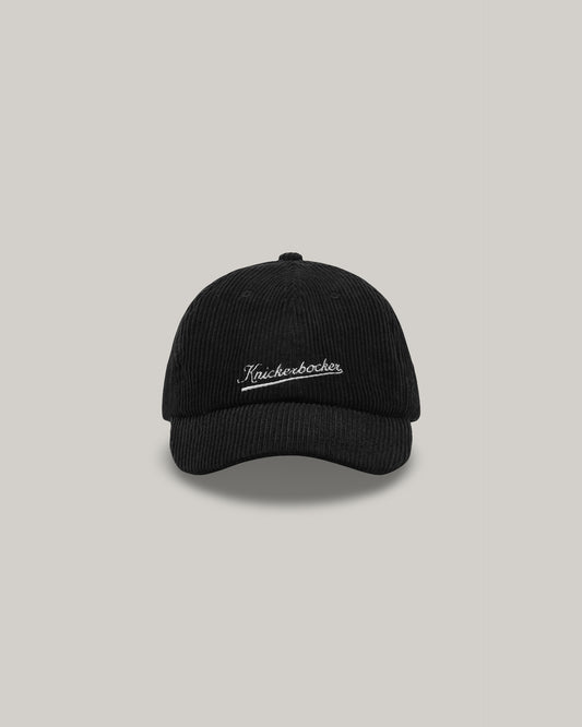 KNICKERBOCKER STADIUM CORDUROY CAP - BLACK