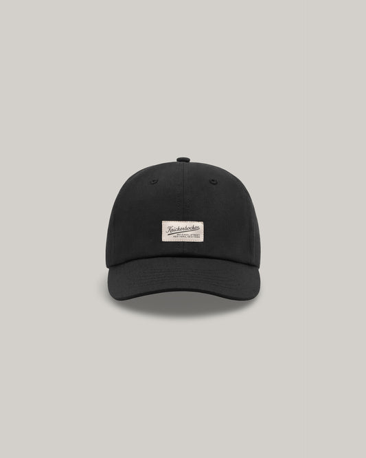 KNICKERBOCKER FLAGSHIP TWILL CAP - BLACK