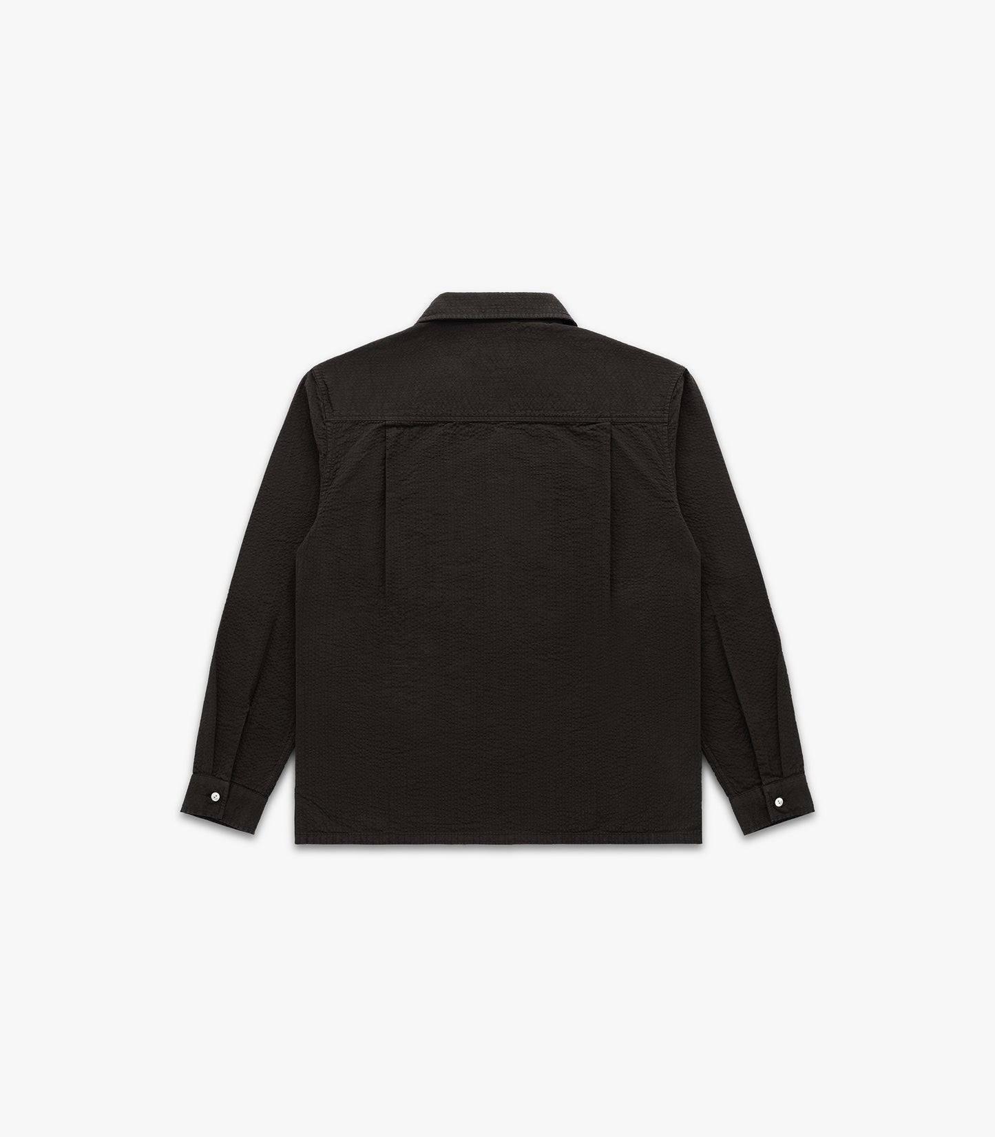 FULTON SEERSUCKER SHIRT - BROWN