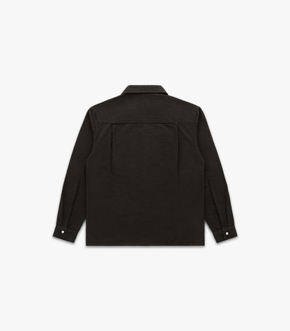 FULTON SEERSUCKER SHIRT - BROWN
