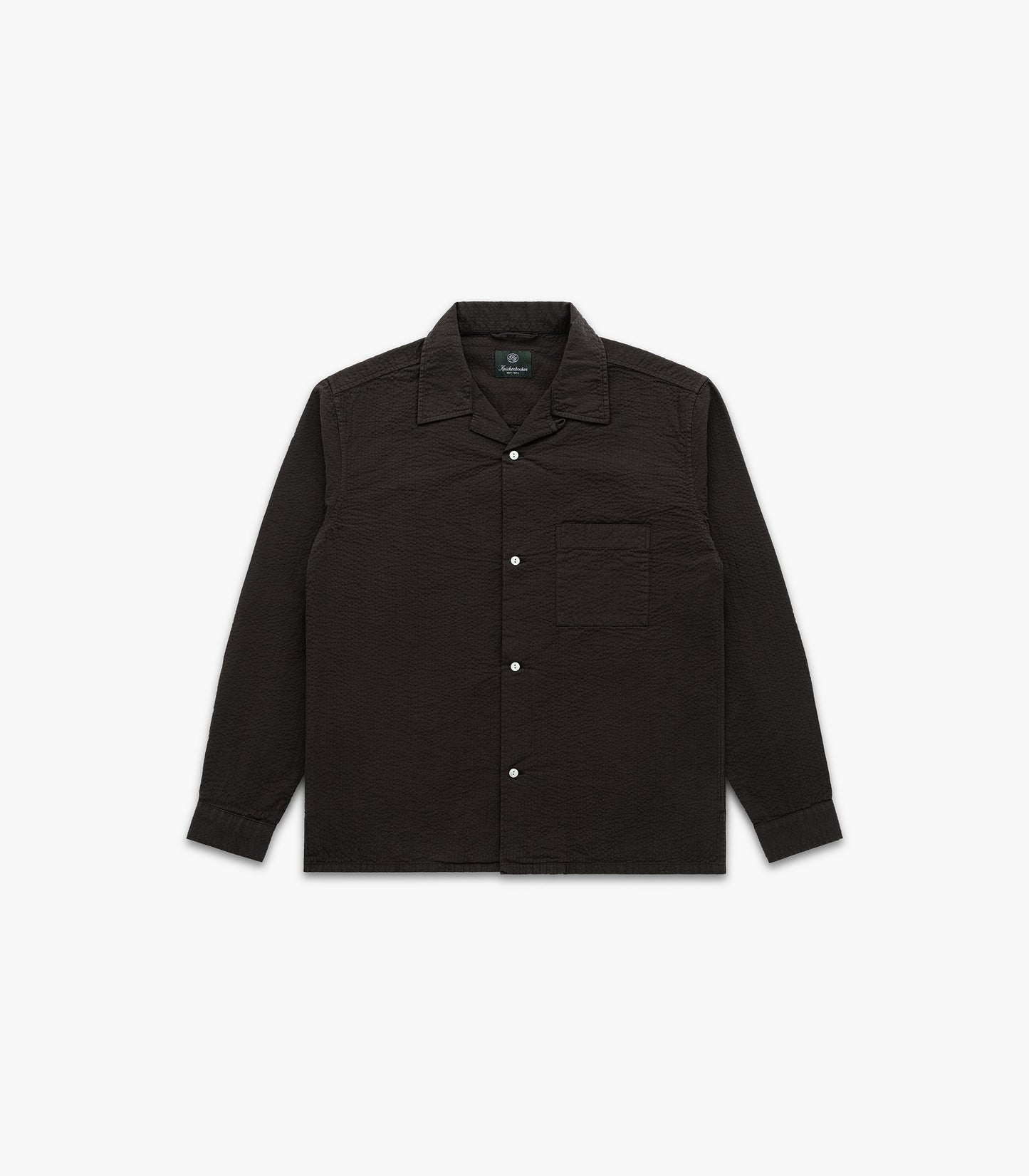FULTON SEERSUCKER SHIRT - BROWN