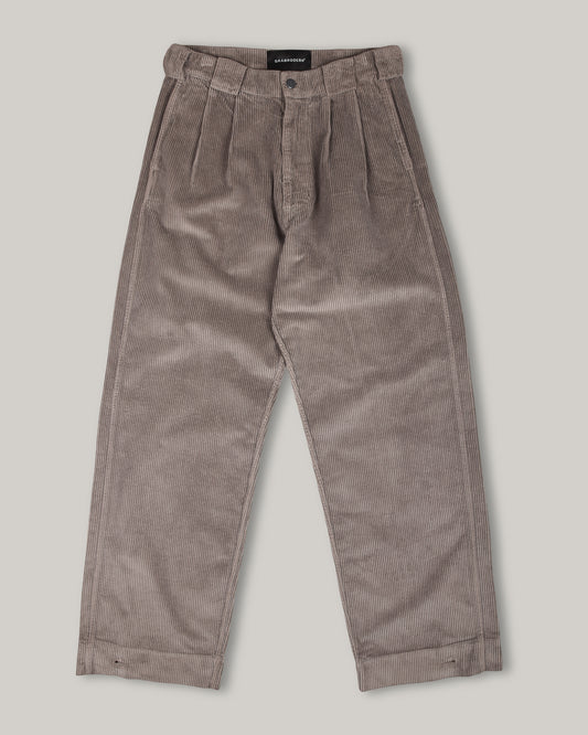 GRÅBRODERN EKE CHINO - WIDE CORDUROY - STEEL GREY