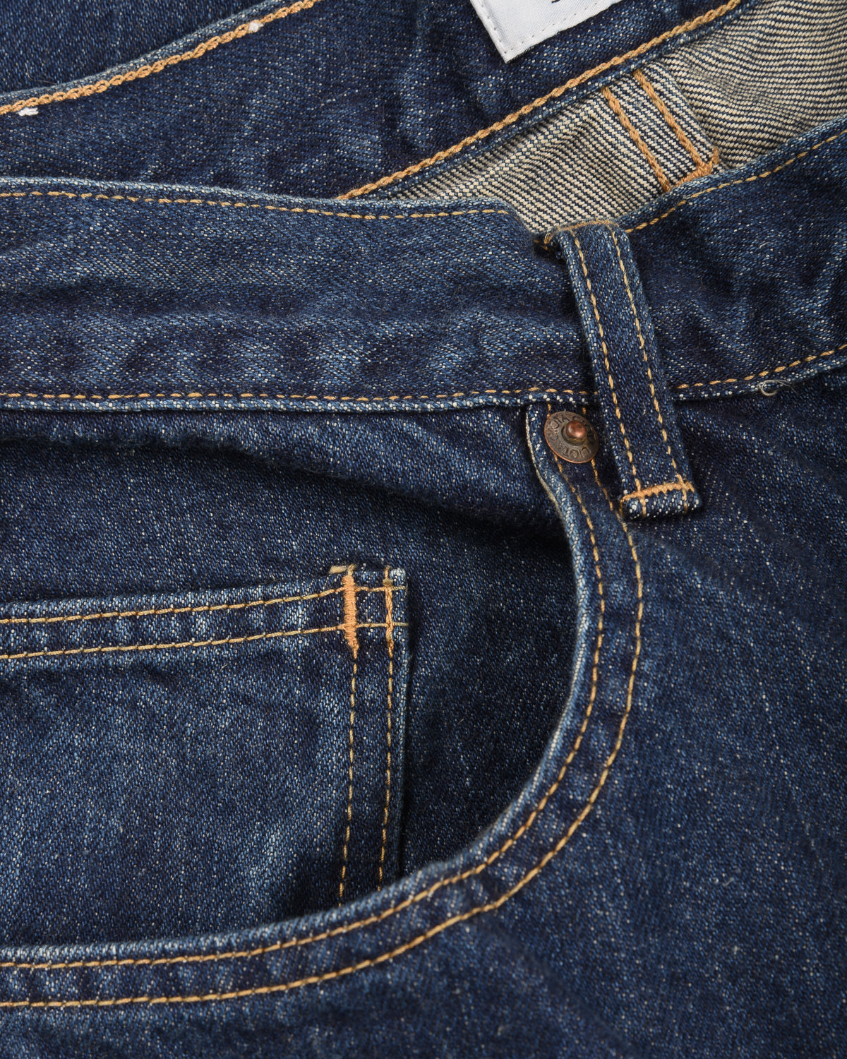 CIOTA WIDE BAGGY 5 POCKET PANTS - DEEP BLUE