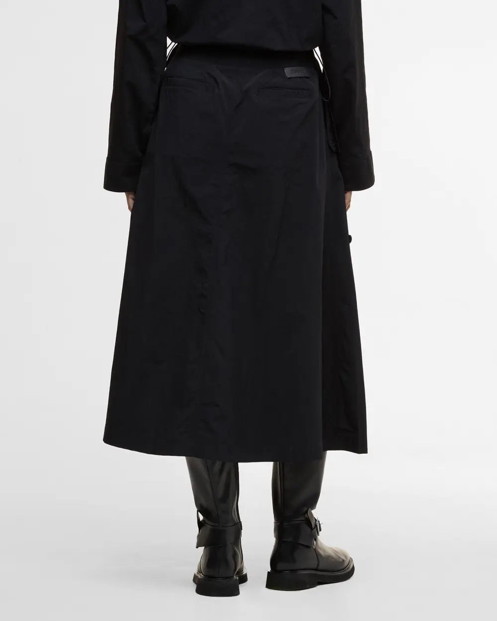 BARBOUR IMELDA MIDI SKIRT - BLACK