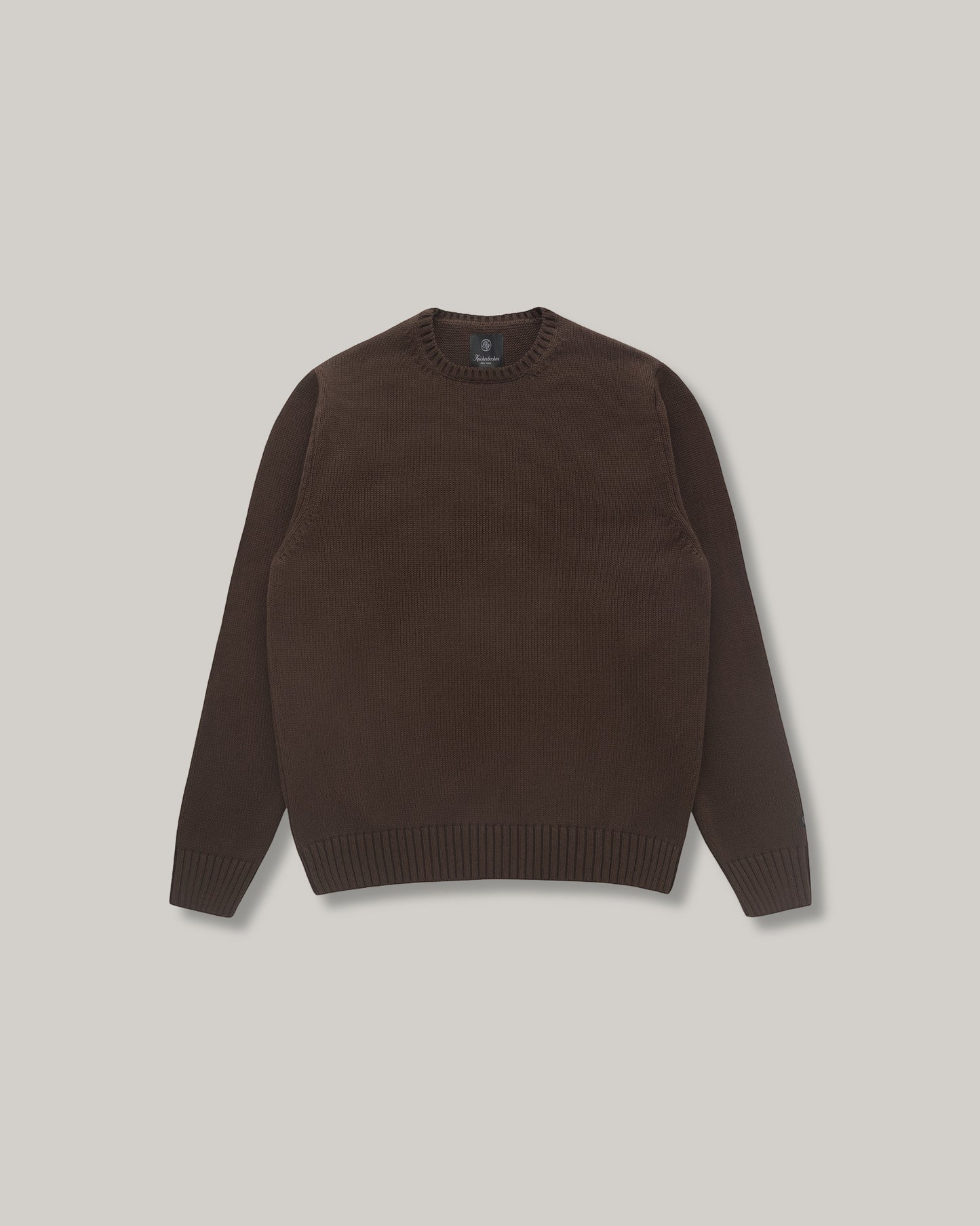 KNICKERBOCKER IVY COTTON SWEATER - BROWN