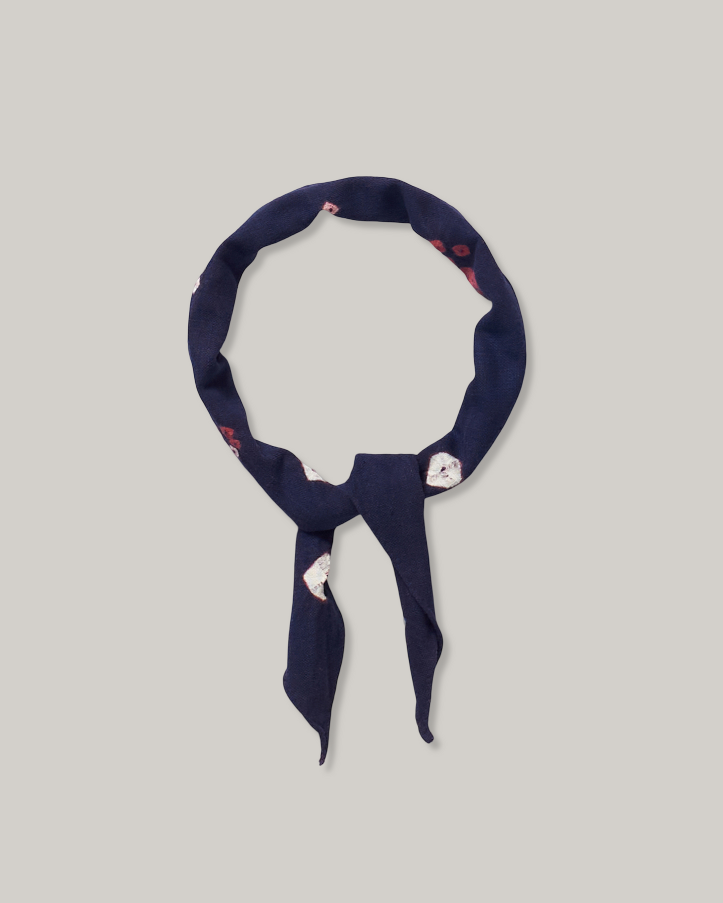 11.11 COTTON MINIATURE TIE-DYE BANDANA -  MIDNIGHT INDIGO