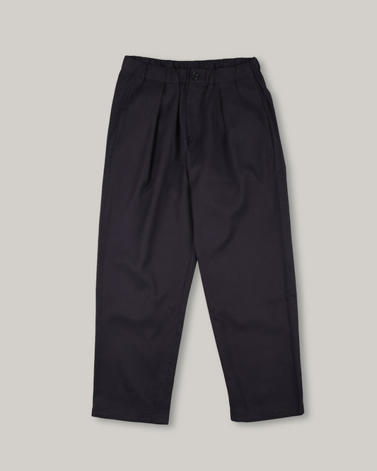 KARDO TAKA HERRINGBONE TROUSER - NAVY