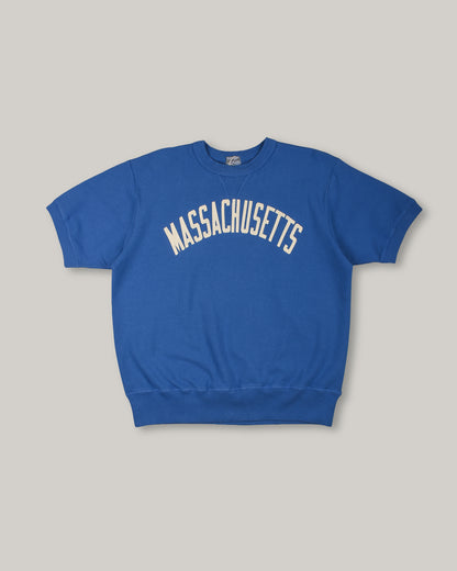 WHITESVILLE MASSACHUSETTS S/S SWEAT W/ PRINT - ROYAL BLUE