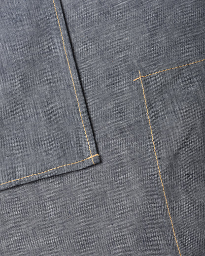 TS(S)  COTTON CHAMBRAY BANDANA SCARF - INDIGO
