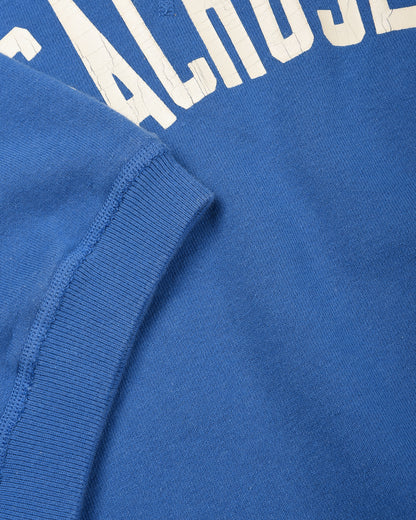 WHITESVILLE MASSACHUSETTS S/S SWEAT W/ PRINT - ROYAL BLUE