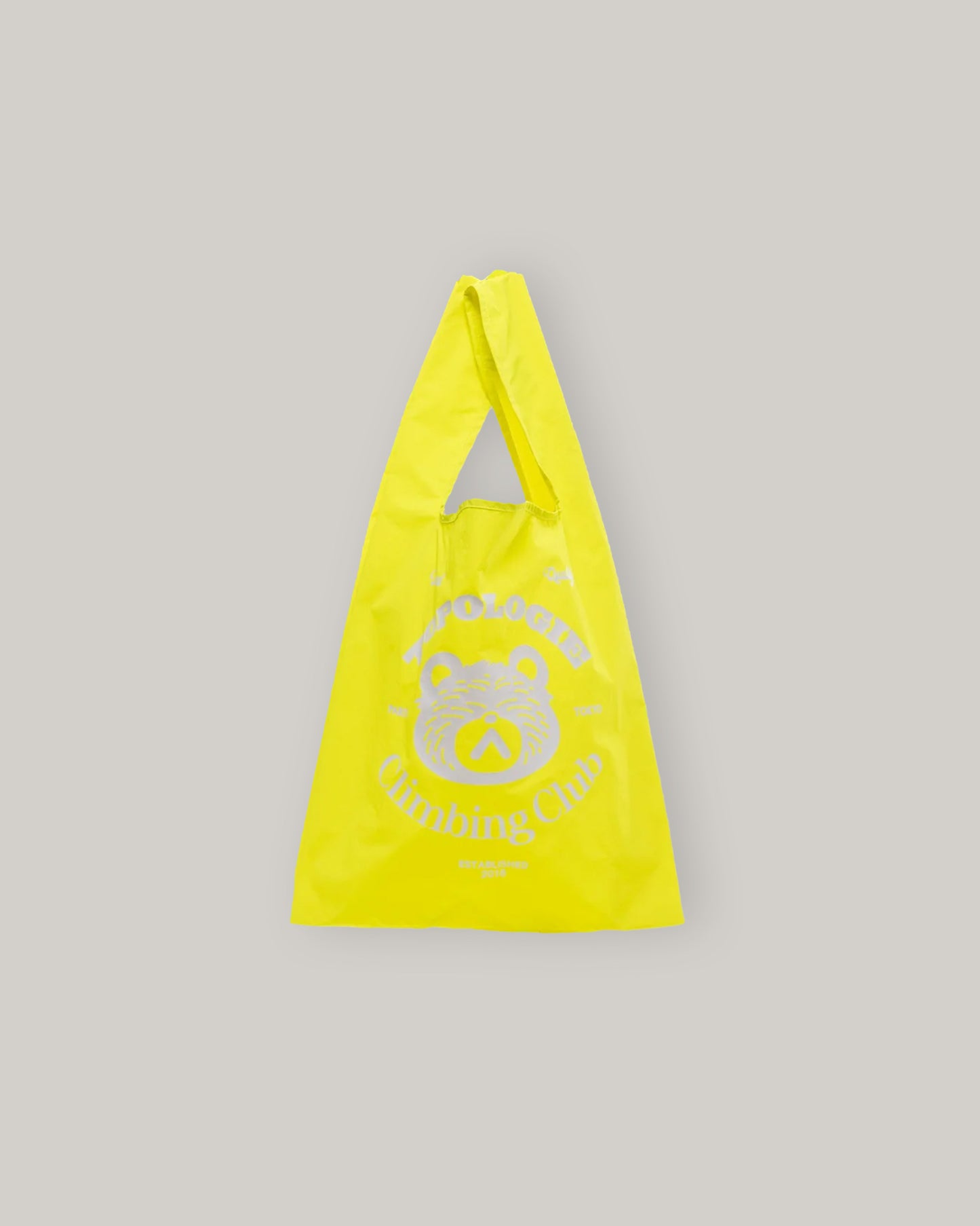 TOPOLOGIE KONBINI BAG NEON YELLOW PAPERY