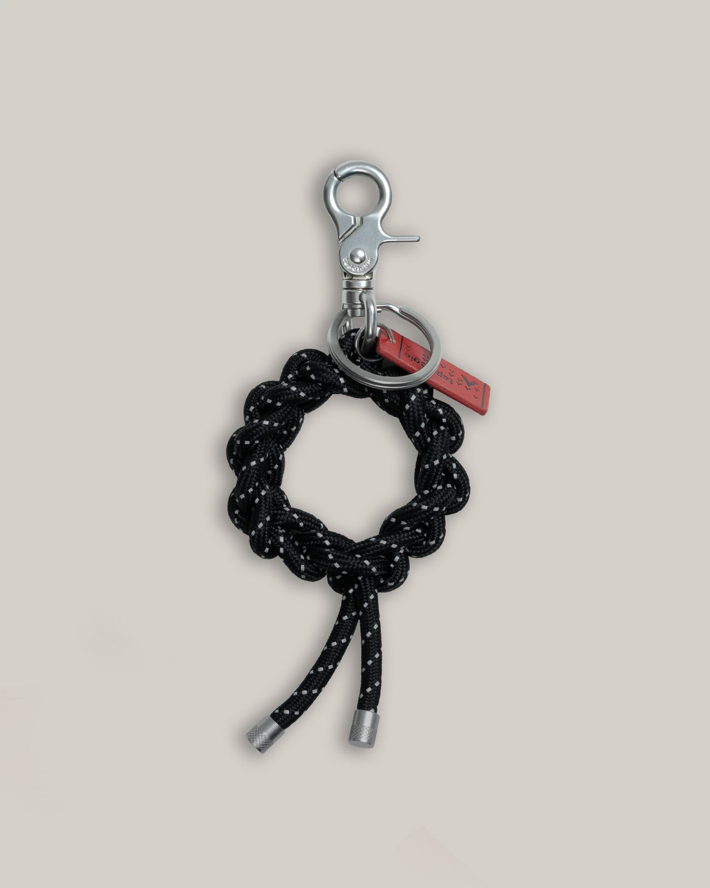 TOPOLOGIE KRANS KEYCHAIN BLACK REFLECTIVE