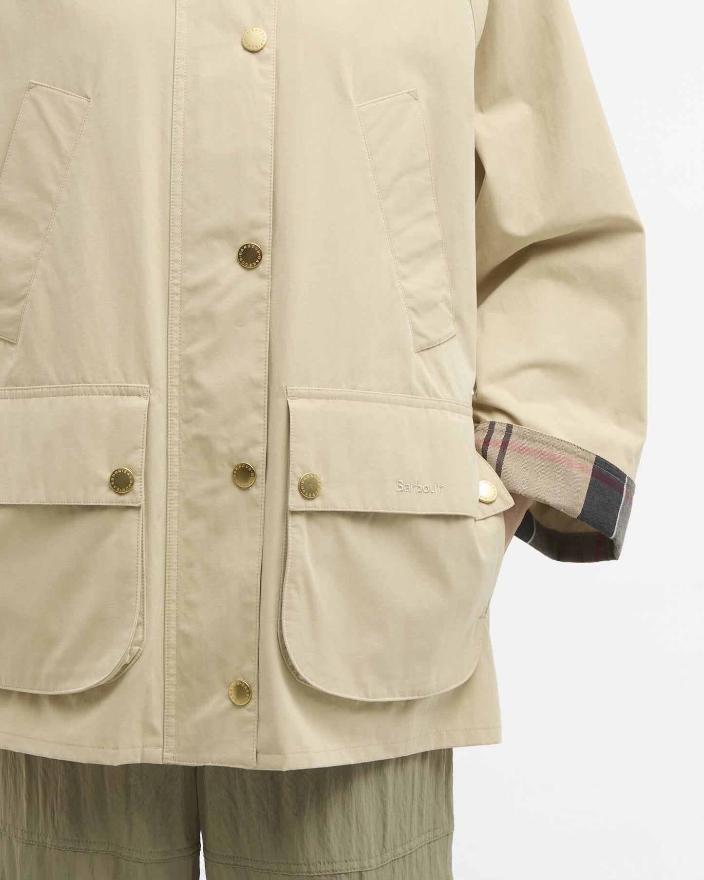 BARBOUR GLYNIS CASUAL JACKET - PALE KHAKI