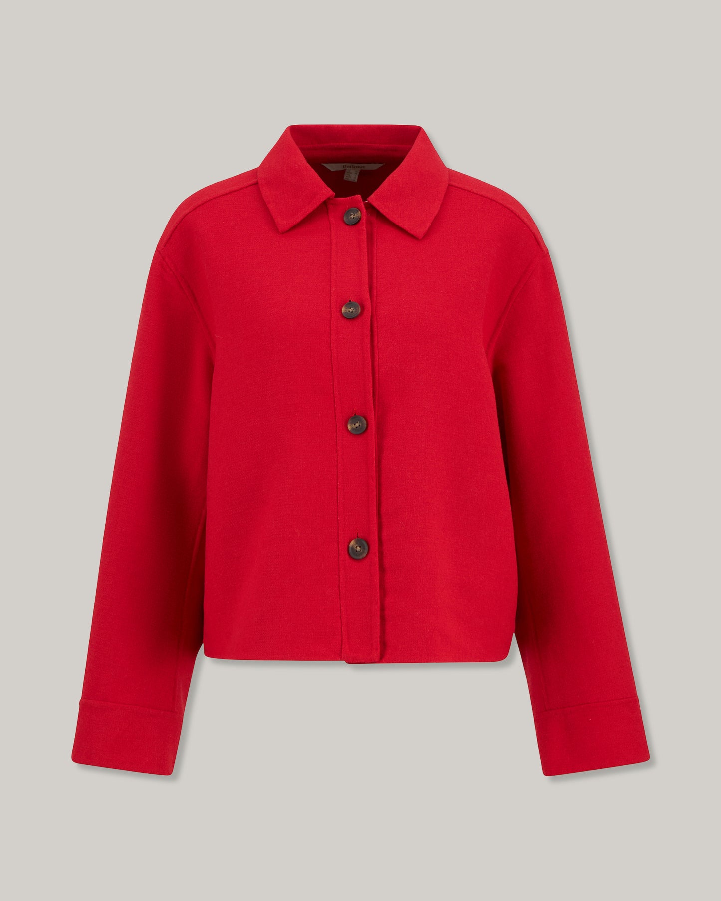 BARBOUR AMANDA OVERSHIRT - POPPY RED