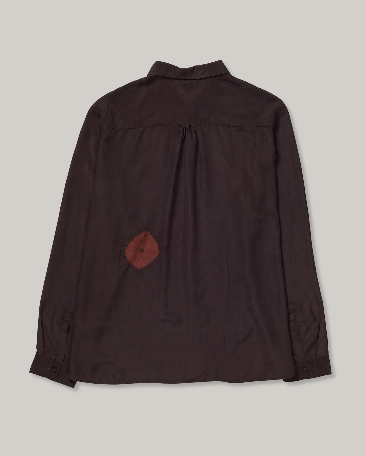 11.11 FINE SILK LOVERS SHIRT - BURNT UMBER