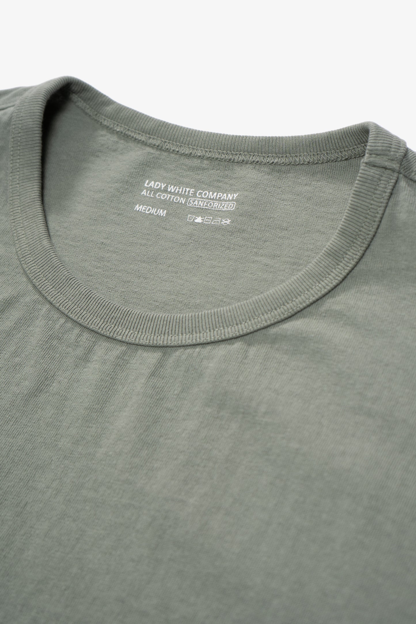 LADY WHITE CO. OUR T-SHIRT - DUSTY SAGE