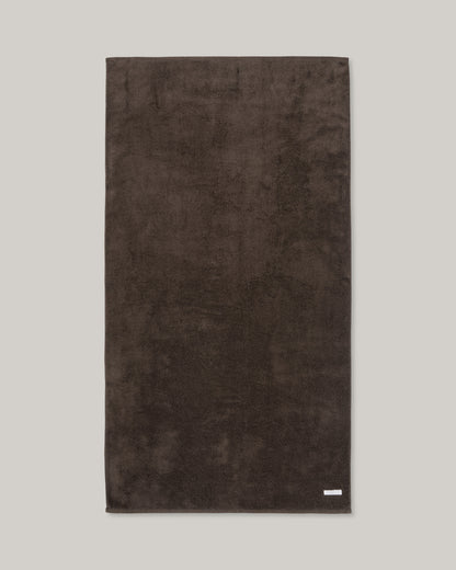 LW - C x IMABARI BATH TOWELS - BLACK MUSHROOM