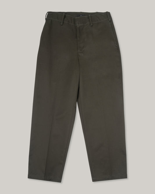 LADY WHITE CO. TWILL TROUSER - BLACK OLIVE