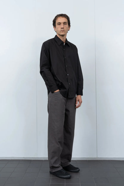LADY WHITE CO. LYNN L/S SHIRT - BLACK