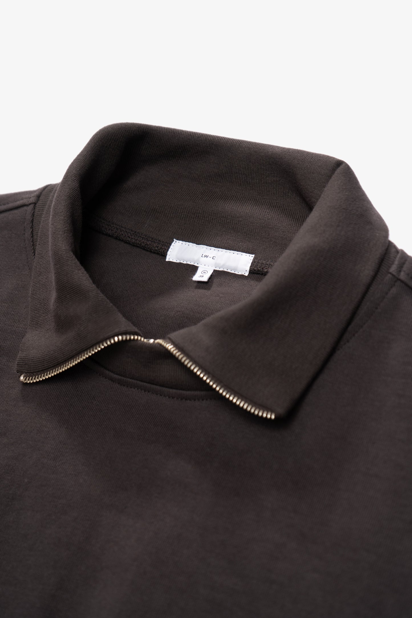LADY WHITE CO. LAYERED 1/4 ZIP - PEWTER