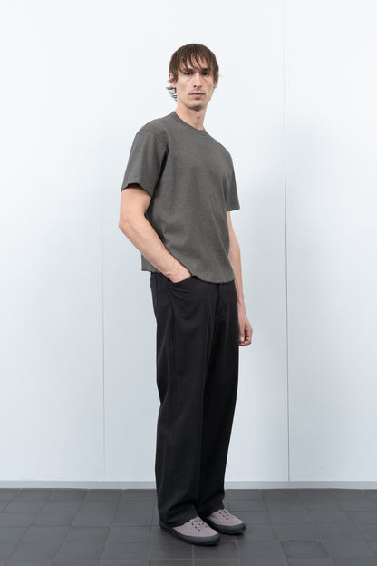 LADY WHITE CO. SIERRA STRIPE T-SHIRT - ANVIL GREY/ BLACK