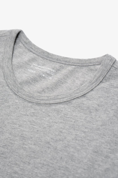 LADY WHITE CO. TEE 2 PACK - HEATHER GREY