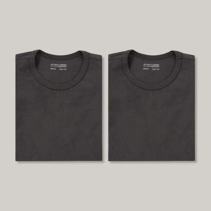 LADY WHITE CO. TEE 2 PACK - PEWTER