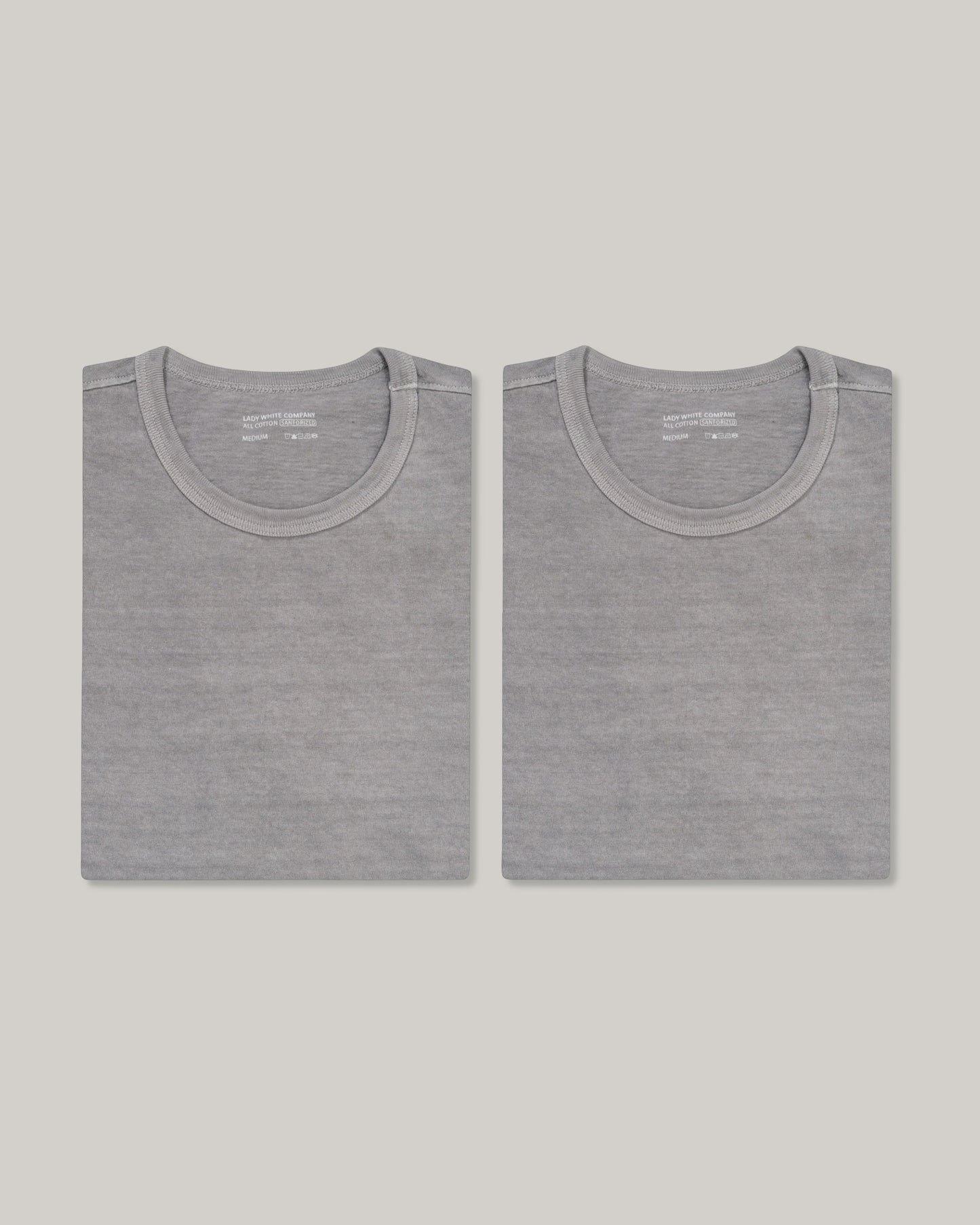 LADY WHITE CO. TEE 2 PACK - PIGMENT CHALK