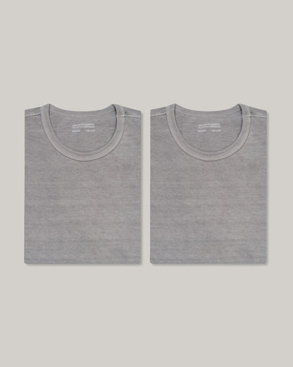 LADY WHITE CO. TEE 2 PACK - PIGMENT CHALK