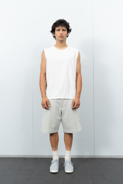 LADY WHITE CO. SLEEVELESS TEE - WHITE
