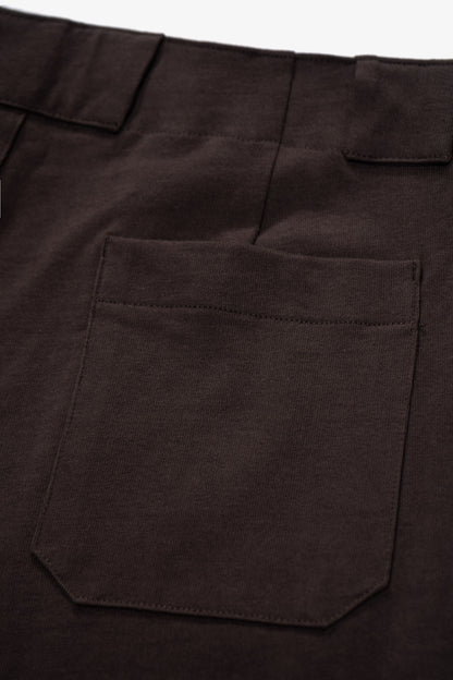 LADY WHITE CO. JERSEY TROUSER - BLACK MUSHROOM