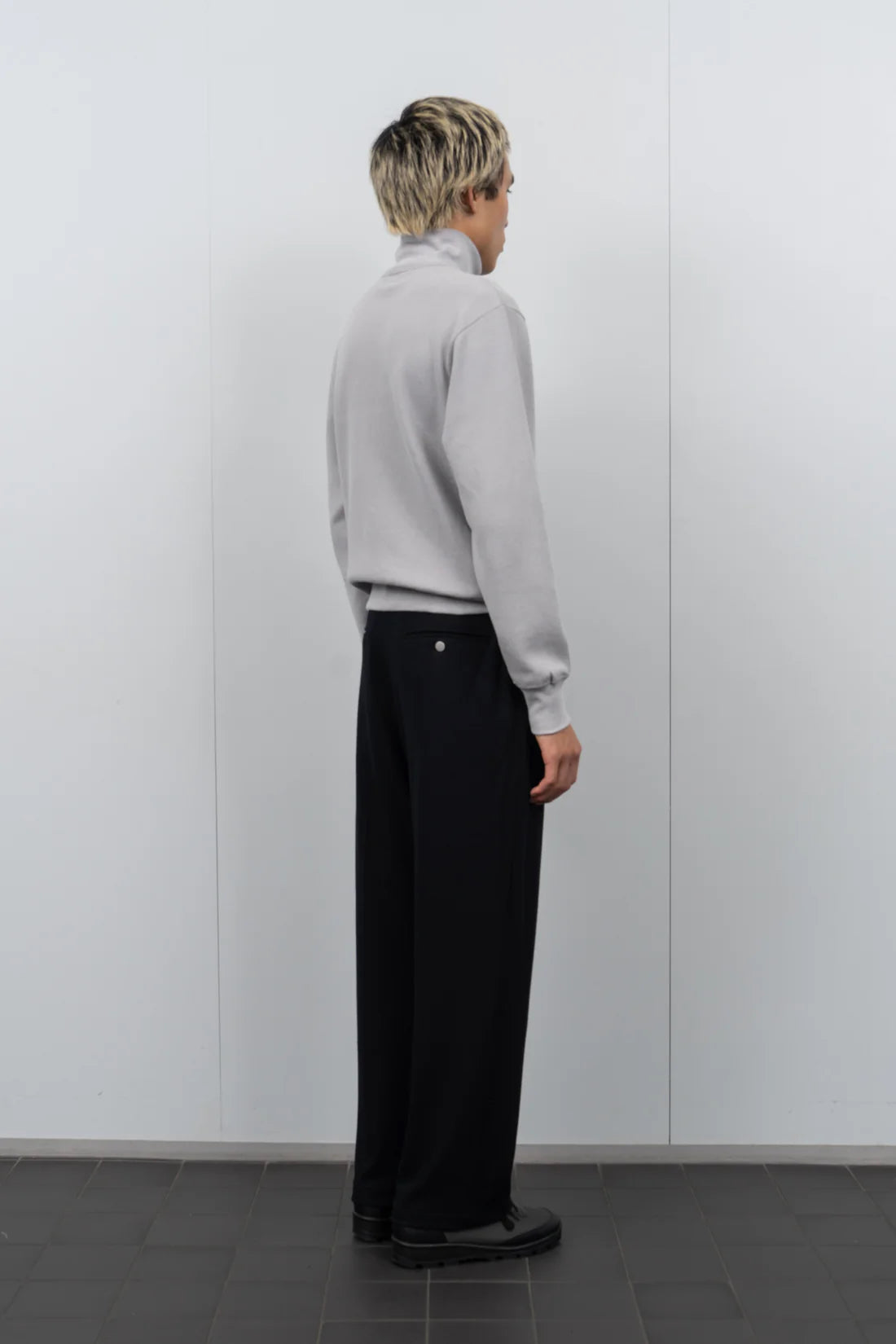 LADY WHITE CO. WOOL JERSEY PANT - BLACK