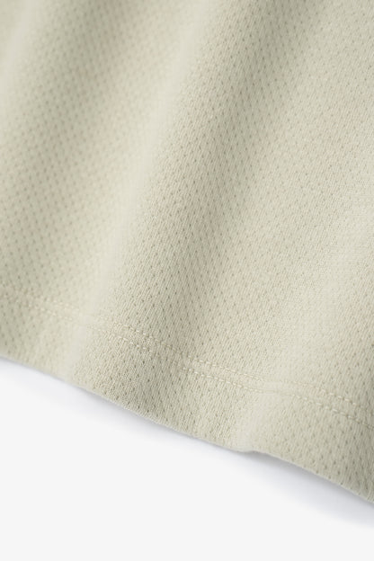 LADY WHITE CO. MESH T-SHIRT - SWISS NATURAL