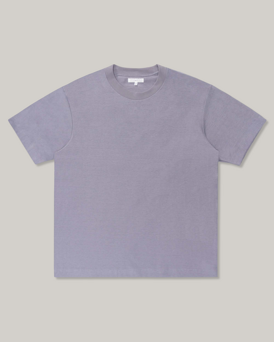LADY WHITE CO.  NEP T-SHIRT - LILAC GREY