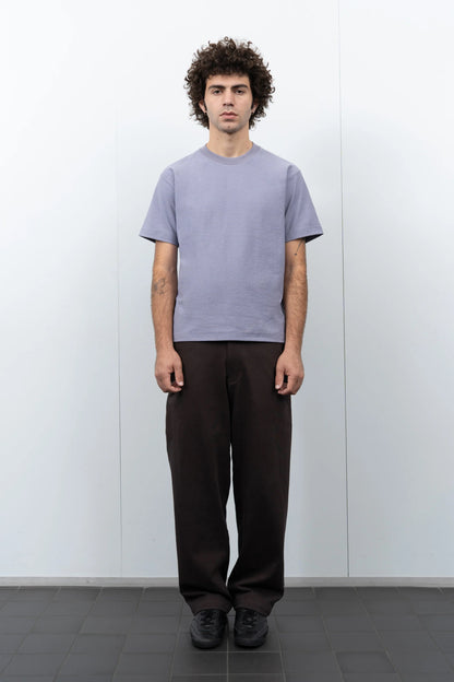 LADY WHITE CO.  NEP T-SHIRT - LILAC GREY