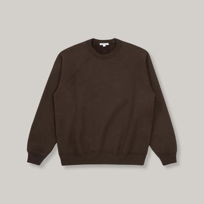 LADY WHITE CO. HEAVY GUSSET CREWNECK - BLACK OLIVE